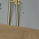 Wall Mounted Towel Rack for Bathroom, 18 Inch Brushed Light Gold Towel Bar with Stainless Rack and Hand Towel Holder, Bathroom Towel Racks and Shower Towel Rack (Gold, 20 Inch)