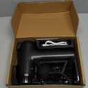 Massage Gun Deep Tissue, Handheld Electric Muscle Massager, High Intensity Percussion Massage Device for Pain Relief with 9 Attachments & 30 Speed(Black)