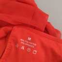 Women's Sexy V Neck Tie Halter Mesh Ruffle Hem Ruched Bodycon Cocktail Party Maxi Dresses (Medium, Red)