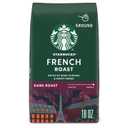 Starbucks Ground Coffee, Dark Roast Hot or Iced Coffee, French Roast, 18 oz (EXP 01/04/26)