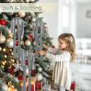 Artmag 6 Pcs Velvet Christmas Large Swag Bows 23.6x15.7 Inch Rustic Staircase Wreath Fireplace Vintage Bows for Christmas Tree Topper Holiday Indoor Outdoor Decor (Grey)