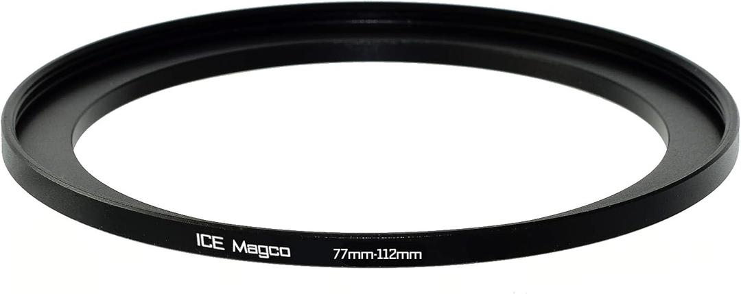 ICE Magco 77mm-112mm Magnetic Step Up Ring Filter Adapter 77 112
