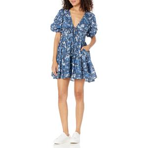 Joie Women's Lucia Dress in Navy Blazer Multi (Blue, Size 0)