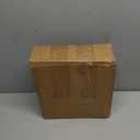 Dingion 8 Pcs 9.8" Small Christmas Cabinets Wreaths Mini Wreaths for Kitchen Window Chair Backs with Ribbon Bell Artificial Greenery for Farmhouse Holiday Decoration (Rough Linen,Retro,Linen Color)