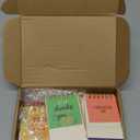 ReliThick 12 Sets 2026 Mini Desk Calendar Gifts Bulk Christmas Employee Appreciation Gifts Small Calendar with Pens Drawstring Bags Present for Coworkers Team Friends Family(Classic Style)