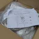 COMSDY 23.6inch White Paper Light Fixture Cover DIY Flower Lights Fixture for Living Room Dining Room Bedroom Kitchen Hotel Restaurant