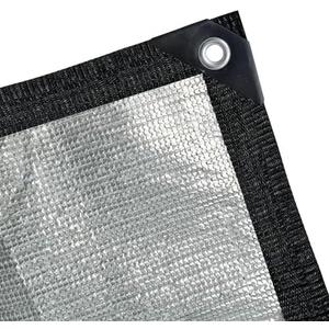BeGrit Aluminet Shade Cloth 95%-99% Aluminum Shade Cloth Sun Reflective Tarp for Garden, Patio, Greenhouse, Pergola, Car, Kennel Shade 8x10ft