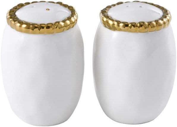 Pampa Bay Golden Salerno Salt & Pepper Shakers