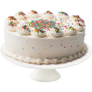 12 Inch Round White Ceramic Cake Stand, Decorative Cupcake Stand, Dessert Display Plates for Snacks and Cookies, Baby Shower, Birthday, Wedding Party Decor