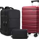 Romtour 3 Piece Luggage Set 20 Inch Carry On Suitcase with Spinner Wheels, PC Hard Shell TSA Lock, Expandable & Fully Lined Interior, Airline Approved