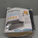 Asnomy Couch Covers for 3 Cushion Couch Sofa Pet Friendly, 3 Seater Sofa Cover Washable Slipcovers Protector Furniture Covers for Dogs Spandex Jacquard Fabric Small ChecksLargeBlack