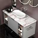 AbaBoorty 400" x15.8" White Marble Contact Paper Glossy Marble Wallpaper Peel and Stick Countertops for Kitchen Counter top Bathroom Stick Paper Granite Self Adhesive Waterproof Wallpaper