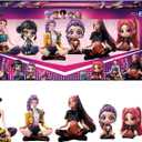 6Pcs Demon Movie Hunters Figure,Character Model Collectable Figure Creative Gift for Fans