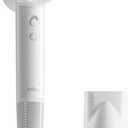 Laifen SE Lite Hair Dryer, Negative Ionic Blow Dryer with 100,000 RPM Brushless Motor for Fast Drying, High-Speed Low Noise Thermo-Control Hairdryer with Lightweight Design for Home/Portable Travel (White)