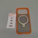 TORRAS Ostand Q3 Air for iPhone 17 Pro Max Case with 360 Magnetic Stand, Fit for MagSafe, Mil-Grade Drop Tested, Camera Control Button, Shockproof Phone Case for iPhone 17 Pro Max 6.9", Horizon Orange