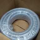 High Pressure Braided Clear Flexible PVC Tubing 3/4" ID, 50ft