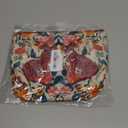 uinwk Floral Leopard Makeup Bag, Hot Pink Preppy Leopard Cheetah Makeup Bag, Preppy Stuff, Leopard Print Gifts for Women, Floral Cosmetic Bag Makeup Pouch