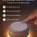 Momcozy Sound Machine for Baby-20 Soothing Sounds & Touch Warm Light Portable White Noise for Kids & Adults for Sleeping Timer and Memory | Ideal Travel Companion & Nursery Must-Have