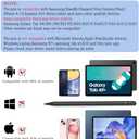 Stylus Pen for Android Tablet, Pom Tip Tablet Pencil for iOS/Android,Rechargeable Active Stylus Pen for iPhone/Samsung/XiaoMi/Huawei/Vivo/Lenovo/Pixel and Other Android Smartphones and Tablets-Black