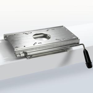 Aluminum Fore & AFT Boat Seat Slider,Universal Fit for Most Standard Boat Seat Pedestal Bases 5.3 * 5.3 inch