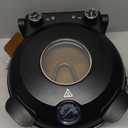 Pizza Oven Indoor, 12 Inch Retro Pizza Maker, Rapid Heating 800F, 1200W Glazed Ceramic Stone Electric Pizza Cooker, Two-button Precise Temperature Control, Viewing Window for Precise Cooking (Black)