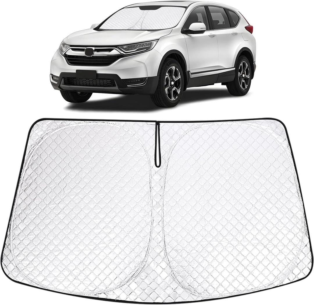 ZATOTOO Windshield Sun Shade for 2017-2022 Honda CR-V Car Window Shades for Front Windshield Ultra-bright Reflective Sun Shade for Car Windshield, Front Window Sun Shade Blocks UV Rays Reduce the Heat