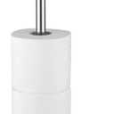 WELLLINK Freestanding Toilet Paper Holder Stand with Heavy Weighted Base, Heavy Duty Bathroom Tissue Paper Stand for Bathroom, Polished Chrome Finish