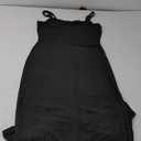 Womens Scoop Neck Sleeveless Black Dress, Size L