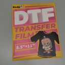 Koala Paper DTF Transfer Film 8.5 x 11 Inch, 50 Sheets for DTF and Sublimation Inkjet Printers, Direct to Film Printing on All Fabrics
