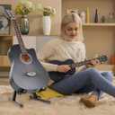 Foldable Guitar Stand - Non-slip Rubber And Foam Arm, Suitable for Acoustic, Electric, Bass, Ukulele, Banjo