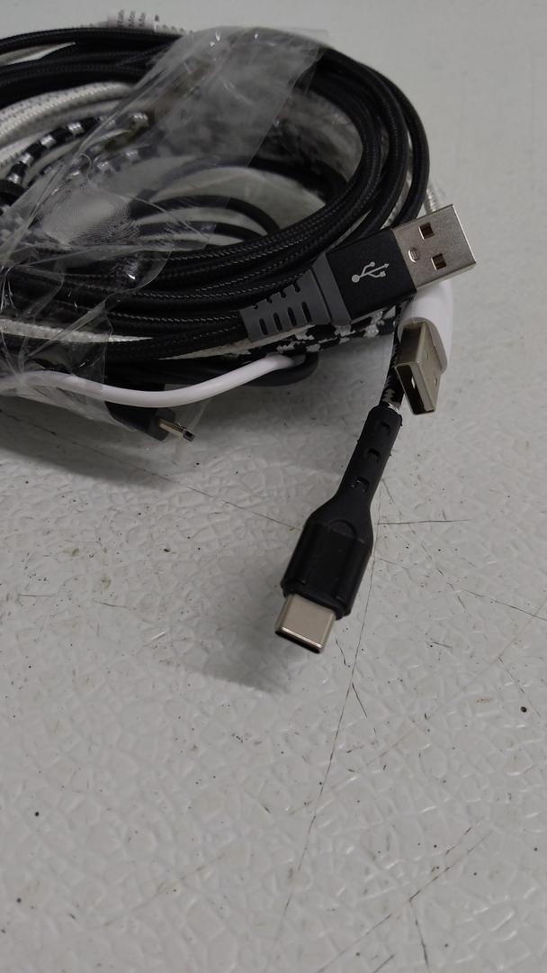 Assortment of Charging Cables, Pack of 5