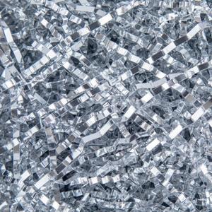Caleihd Crinkle Cut Paper Shred Filler 1LB Shredded Paper for Gift Box Baskets Wrapping and Filling (Silver)