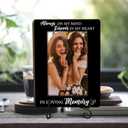 ukebobo Memorial Gifts, In Loving Memory Picture Frame, Memorial Picture Frame, Bereavement Sympathy Gifts for Loss of Mom Father Husband, Wood Photo Frame with Stand for Desk Decor, 8 x 6 Inch-TB674 (black3)