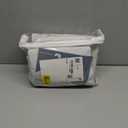 Guken Cream Linen Blackout Curtains 84 Inch Length 2 Panels Set for Living Room Bedroom Back Tab Thermal Insulated 100% Black Out Linen Drapes Room Darkening Window Curtains Ivory Natural