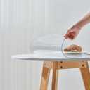 40 inch Clear Round Table Cover Protector, 2.0mm Thick Plastic Desk Protector Mat, Round Waterproof Oil Proof PVC Desk Cover, Vinyl Placemats for Circle Desktop, Night Stand, Coffee Sofa Table