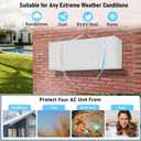 PTAC Wall Sleeve 42 x 16, Through The Wall AC Sleeve, Air Conditioner Wall Sleeve with Exterior Ventilation Grille, Universal Design 42 In AC Wall Sleeve Unit, Durable&Weather-Resistant Wall Sleeve