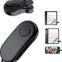 Remote Control Page Turner for Kindle Paperwhite Oasis Kobo eReaders,Kindle Clicker Page Turner Accessories for iPhone,iPad, Android Tablets Reading Novels,Camera Video Record&Shutter Selfie (Black)