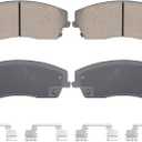 Front Semi-Metallic Brake Pads Set for Chrysler 300 Only RWD 2005-2021, Dodge Challenger RWD 2009-2021, Charger 2006-2021 RWD, Magnum 2005-2008 RWD, 4PCS