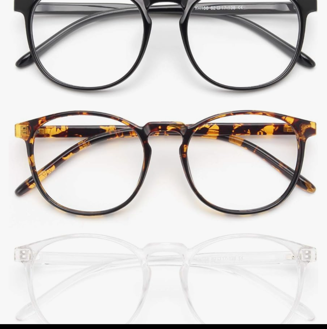 IBOANN Iconic Blue Light Glasses for Woman - Computer Glasses 99% Blue Light Blocking - Anti Eyestrain & UV Glare Protection