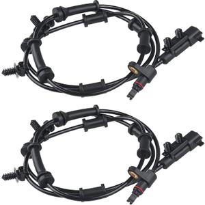 WMPHE 2 Pcs ABS Wheel Speed Sensor Compatible with Jeep Wrangler 3.6L 3.8L 2007 2008 2009 2010 2011 2012 2013 2014 2015 2016 2017, Replacement for 68003281AC 68003281AA, Front Left & Right ABS Sensors