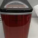 Frigidaire 26 Lbs per Day Portable Compact Maker, Ice Making Machine, Red Stainless, Medium