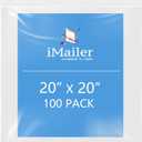 20" x 20" 50 Pack 2 Mil Resealable Zip Bags