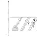 Juvale House Flag Pole Kit, Outdoor Wall Mounted Metal Flag Holder and Pole Set (6 Feet)