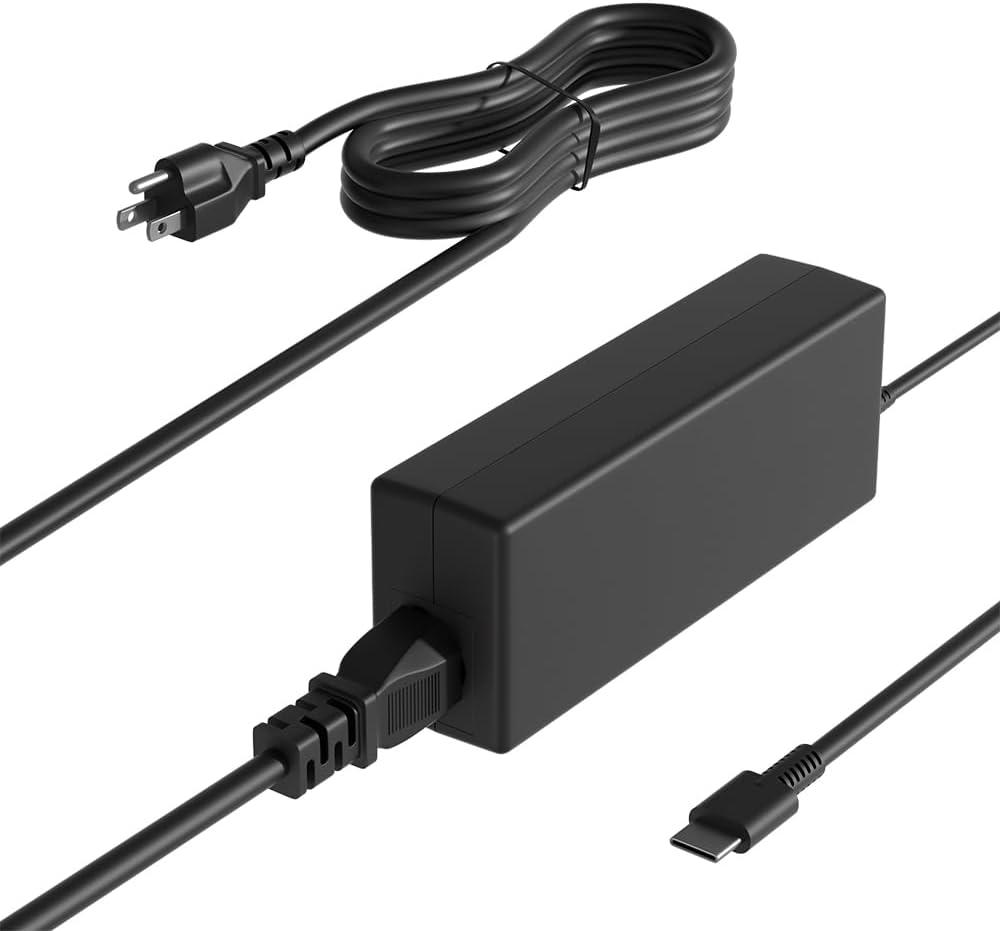 65W USB C Charger Compatible with Lenovo ThinkPad X1 E16 E15 E14 T14 T14s T16 T15 L13 L14 L15 L16 11e P14s X13 X13s P15s T490 T480 T470 T570 X390 L480 L490 E580 E590 E595 P52s Laptop