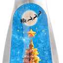 5 x Christmas Style Metal Shoe Horn Christmas Stocking Stuffers 7.5Inch Portable Quality Stainless Steeln Shoe Horn Fashion Travel (Christmas Style Silvery)