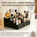 4 Tier Wooden Perfume Stand Cologne Jewerly Organizer