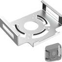 Mac mini M2 Mount for Mac mini 2011 to 2023 M2 Pro Behind Monitor, Under Desk, Wall Mount Stand Compatible with VESA Hole Ventilated and Anti-Scratch Design (Silver)