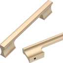 Asidrama 10 Pack 5 Inch(128mm) Champagne Copper Kitchen Cabinet Handles, Cabinet Pulls Kitchen Cabinet Hardware for Cupboard Drawer Pulls