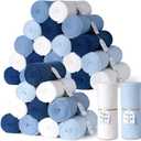 36 Pack Wedding Fleece Blankets Bulk 50 x 60 Inch Soft Lightweight Throw with to Have to Hold Card for Guests Lap Sleepover Spa Slumber Favors Gifts for Seasons (Gradient Blue)