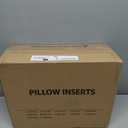 puredown Euro Pillow Inserts 26 x 26 (Pack of 2, White), Down Feather Pillow Stuffer, Premium White Pillows for Bed, Couch, and Cushion